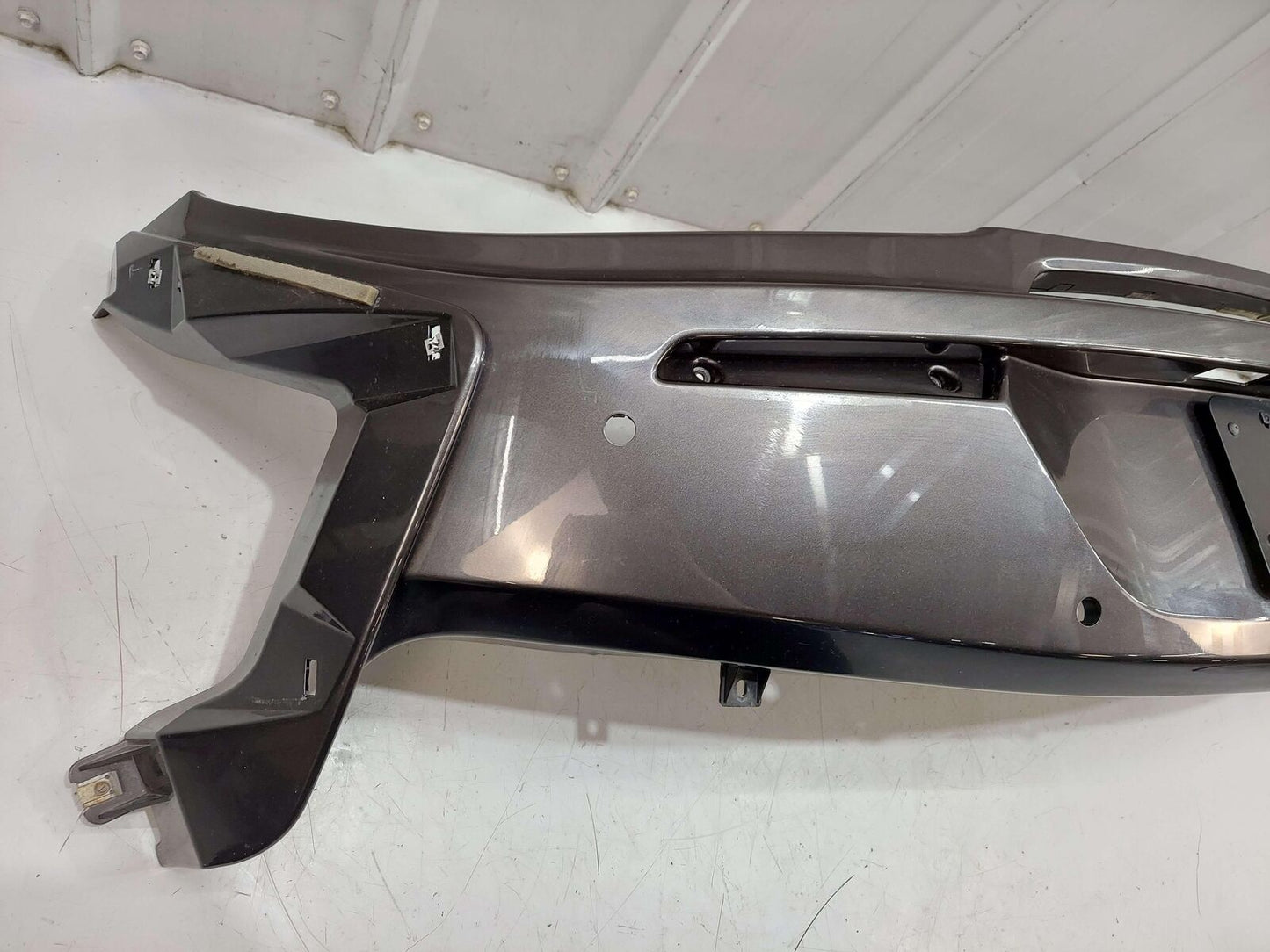 2017 MCLAREN 570S REAR BUMPER COVER MAIN COVER GREY 13A3727CP *CRACKED HOLE*