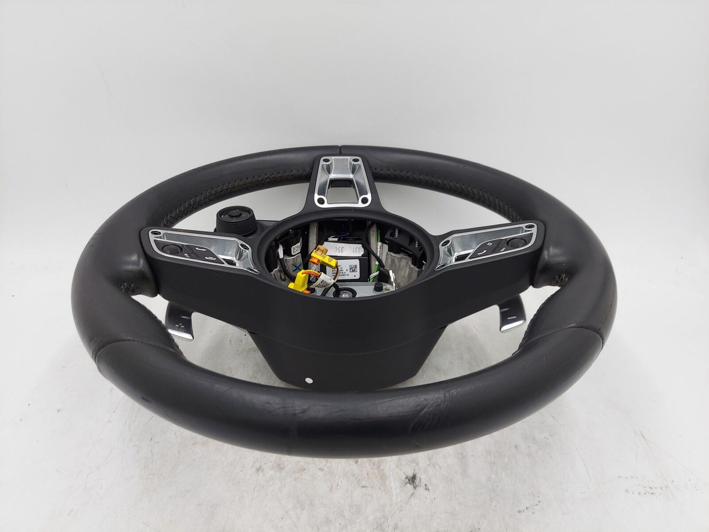 17-22 Porsche Cayman 718 Steering Wheel Black *Gouges* GT STYLE w/ paddle shift