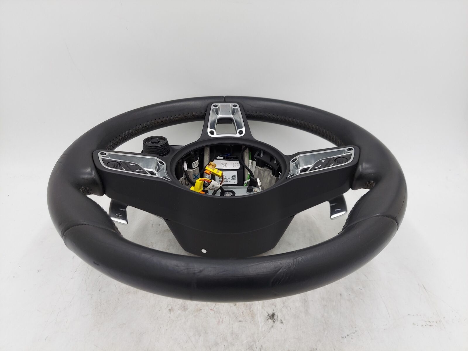 17-22 Porsche Cayman 718 Steering Wheel Black *Gouges* GT STYLE w/ paddle shift