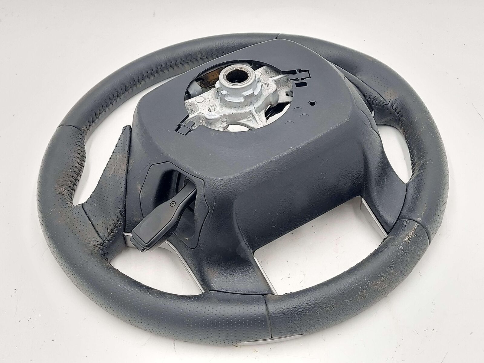 10-23 TOYOTA 4RUNNER STEERING WHEEL BLACK LEATHER LA24 4510035540C0 *WORN*