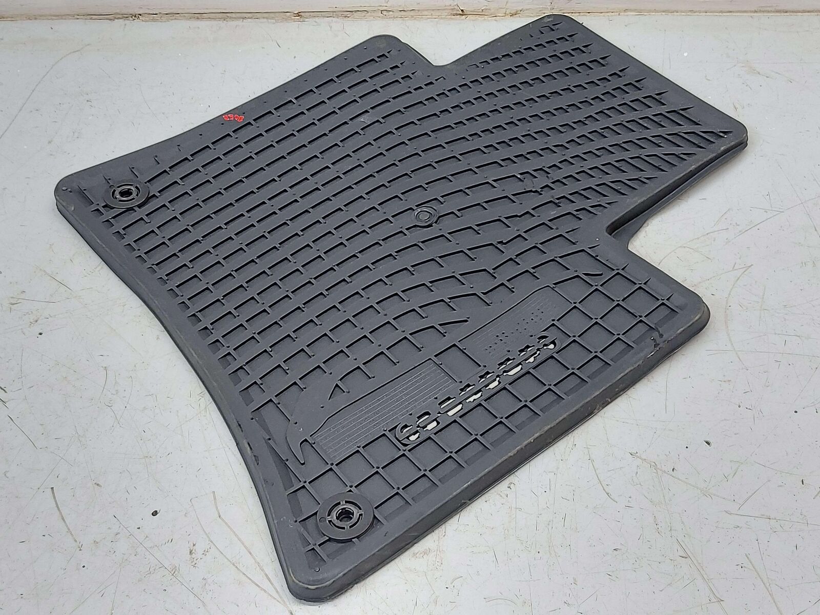 2018 PORSCHE CAYENNE 958 S E-HYBRID SET PORSCHE RUBBER FLOOR MAT 95804480152