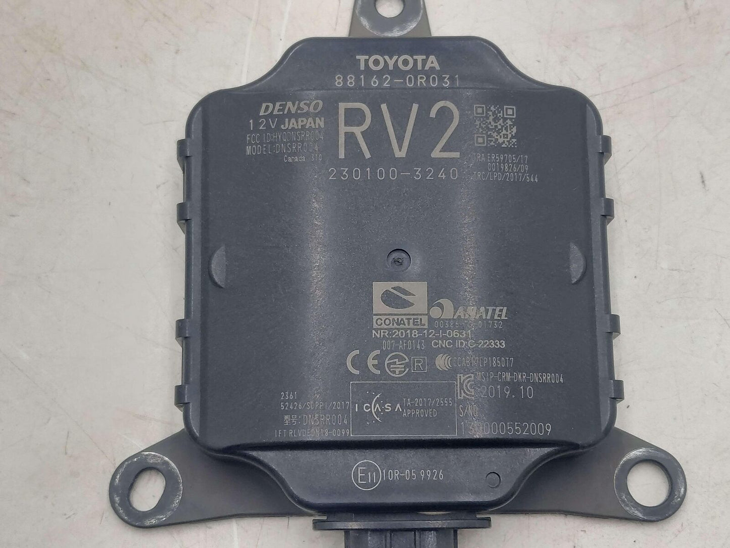 19-23 TOYOTA RAV-4 LEFT CAMERA BLIND SPOT RADAR SENSOR 88162-0R031 618 KM'S!