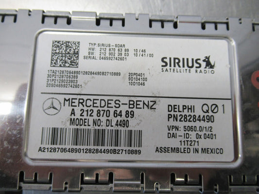 10-13 MERCEDES E350 Navigation Satellite Receiver 2128706489