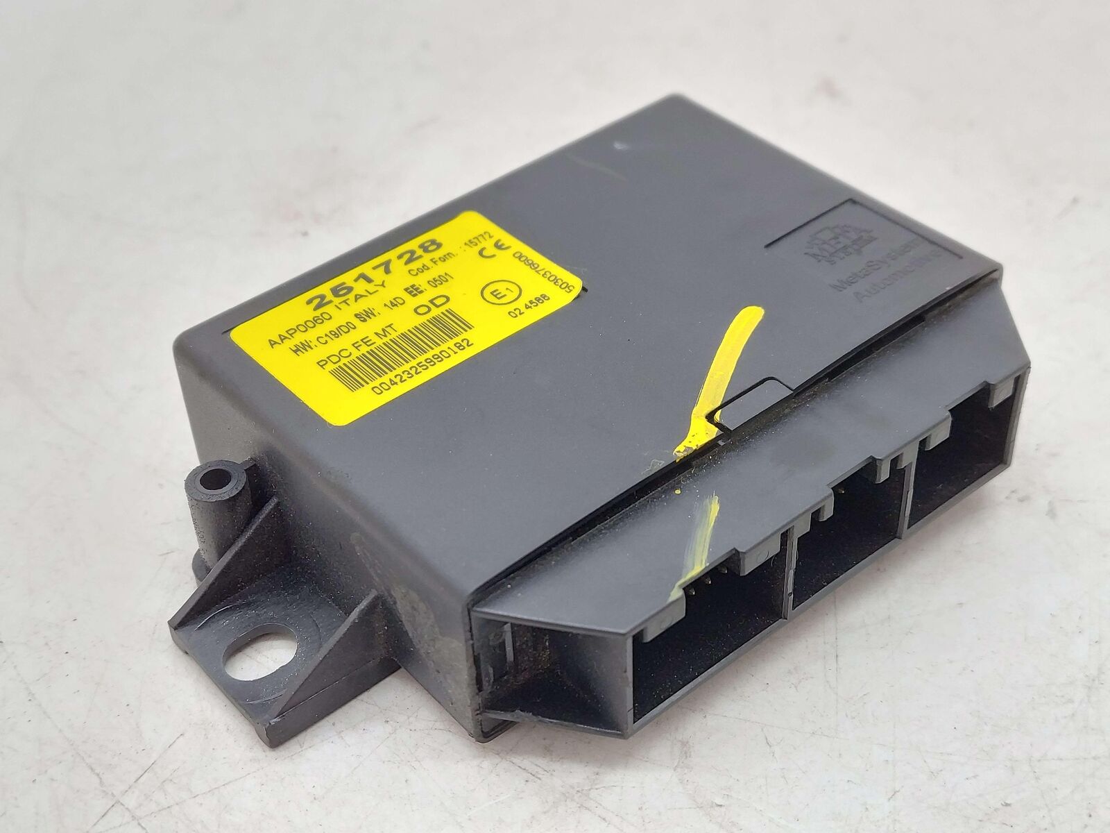 2010 Maserati GranTurismo S M145 Coupe PARK ASSIST SENSOR CONTROL MODULE 251728