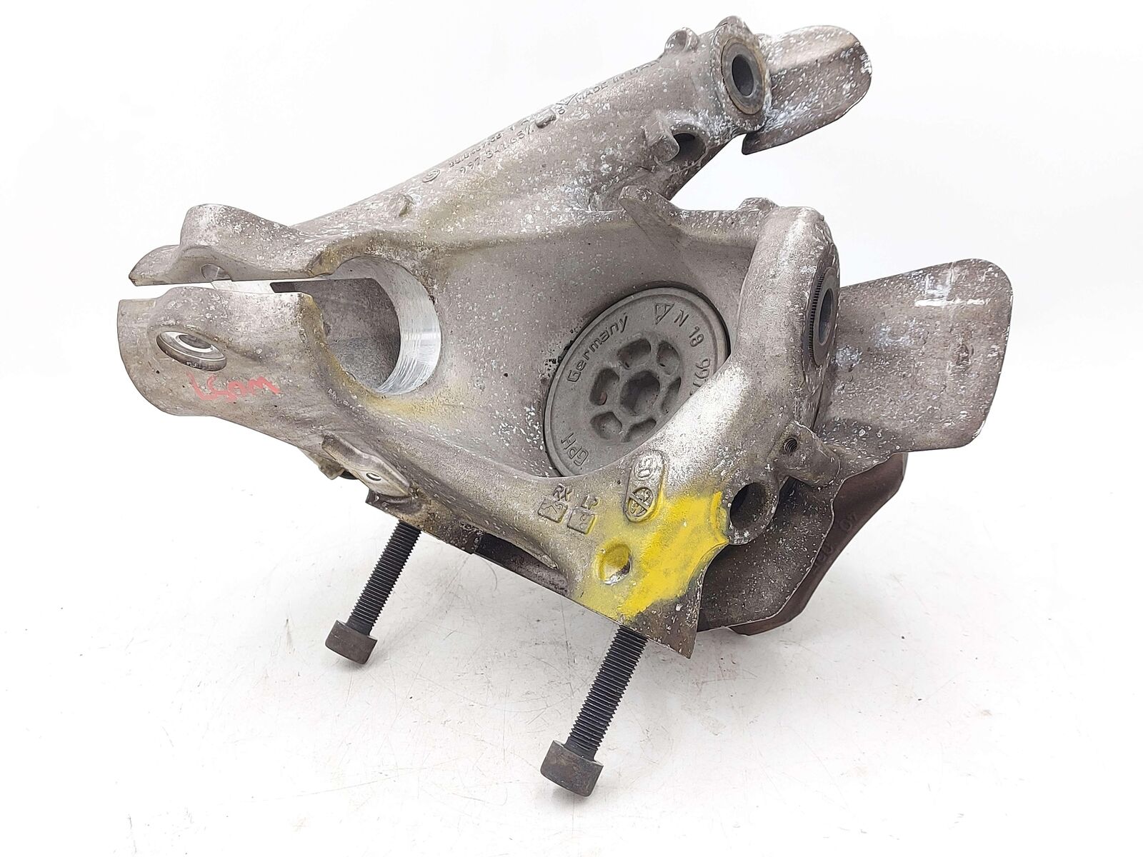 05-08 Porsche 911 997 Carrera S FRONT LEFT SPINDLE KNUCKLE HUB 41K MILES