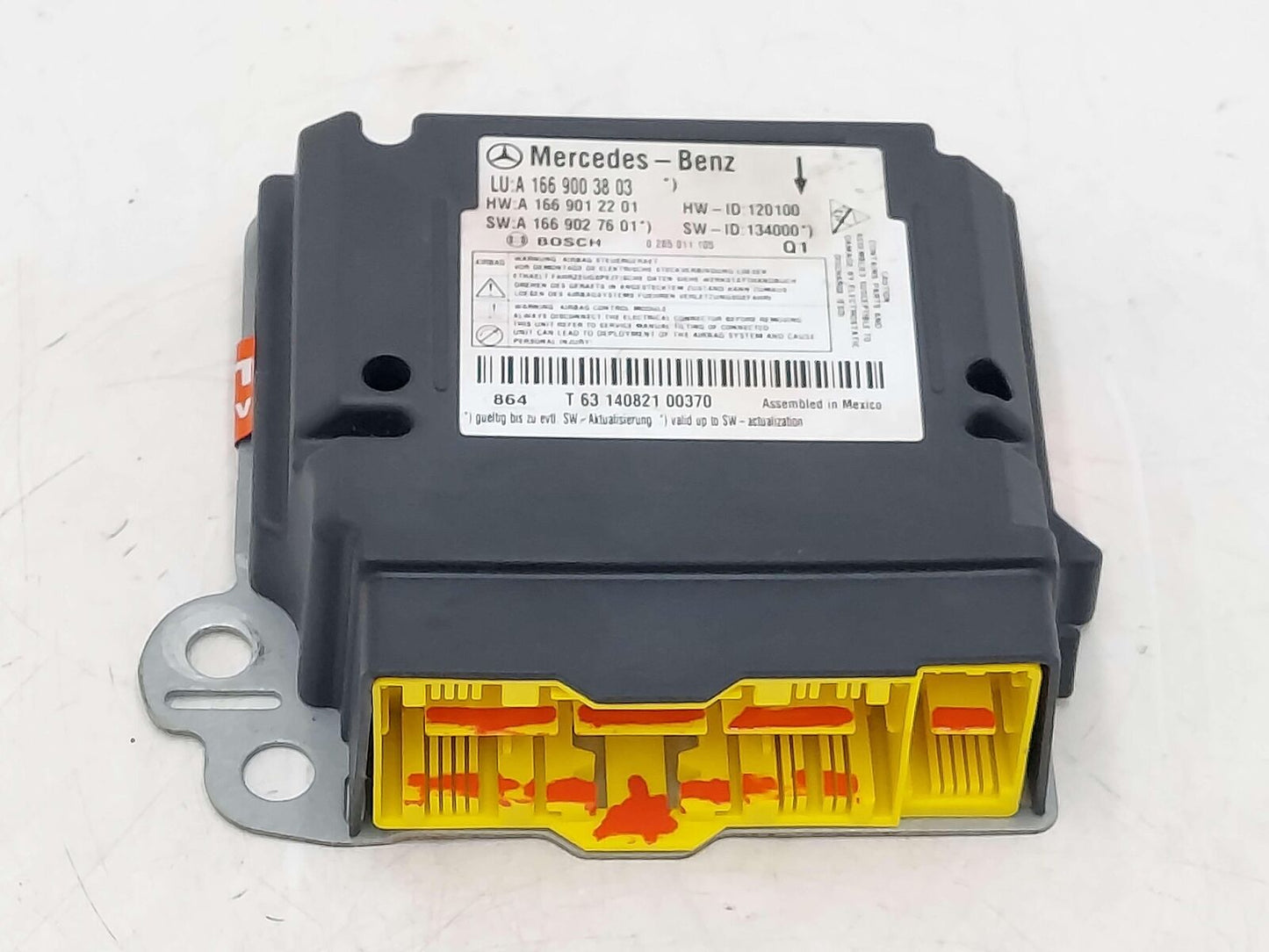 15 MERCEDES GL63 AMG X166 BAG SAFETY CONTROL MODULE A1669003803