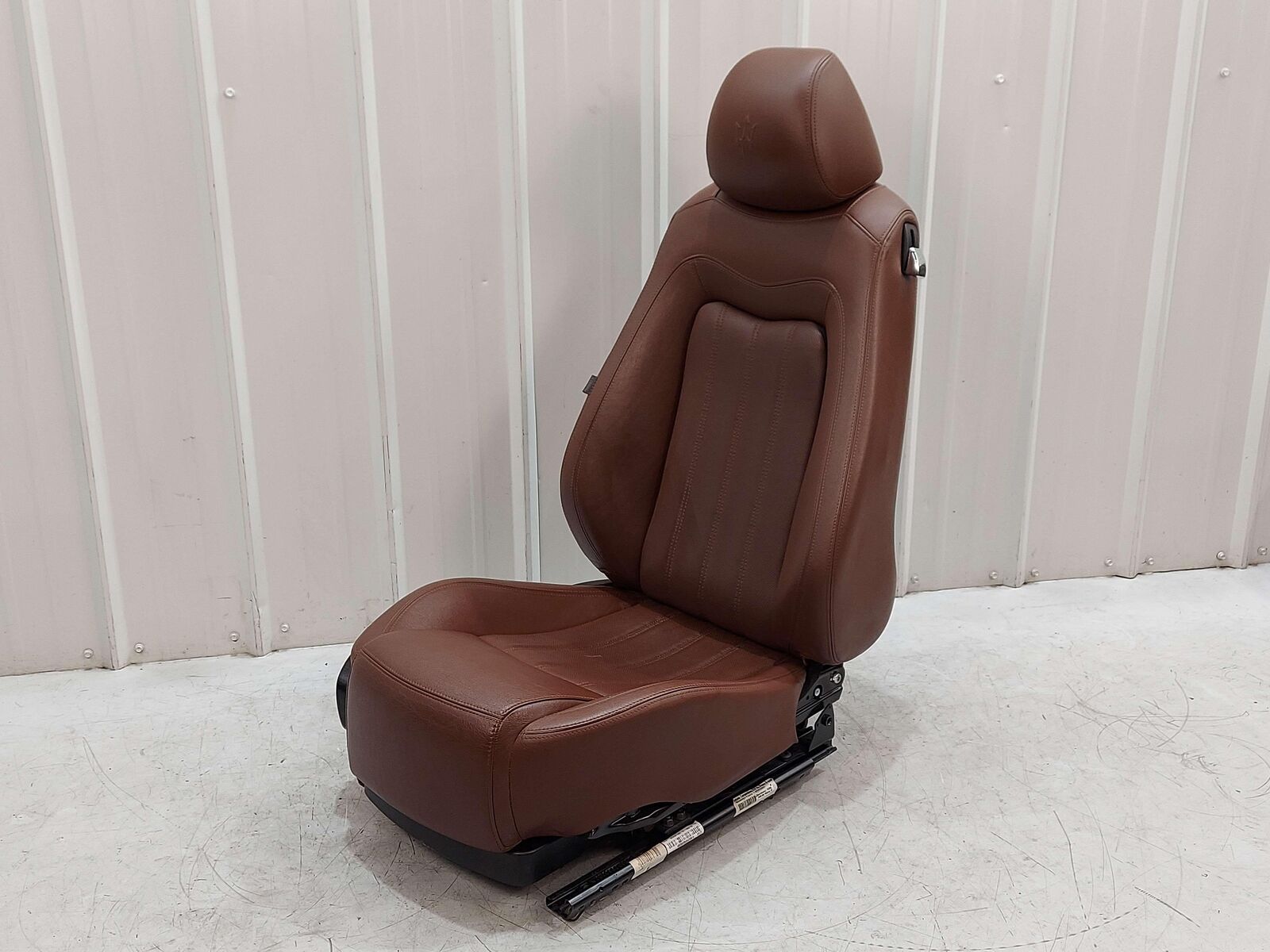 2010 Maserati GranTurismo S M145 Coupe FRONT RIGHT SEAT BROWN LEATHER