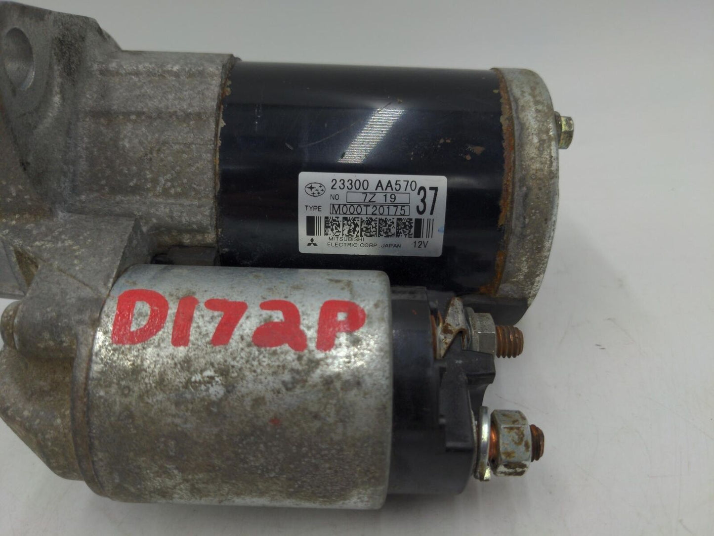 08 09 10 11 SUBARU IMPREZA Starter Motor 23300aa570 70K KM'S 2.5L AT