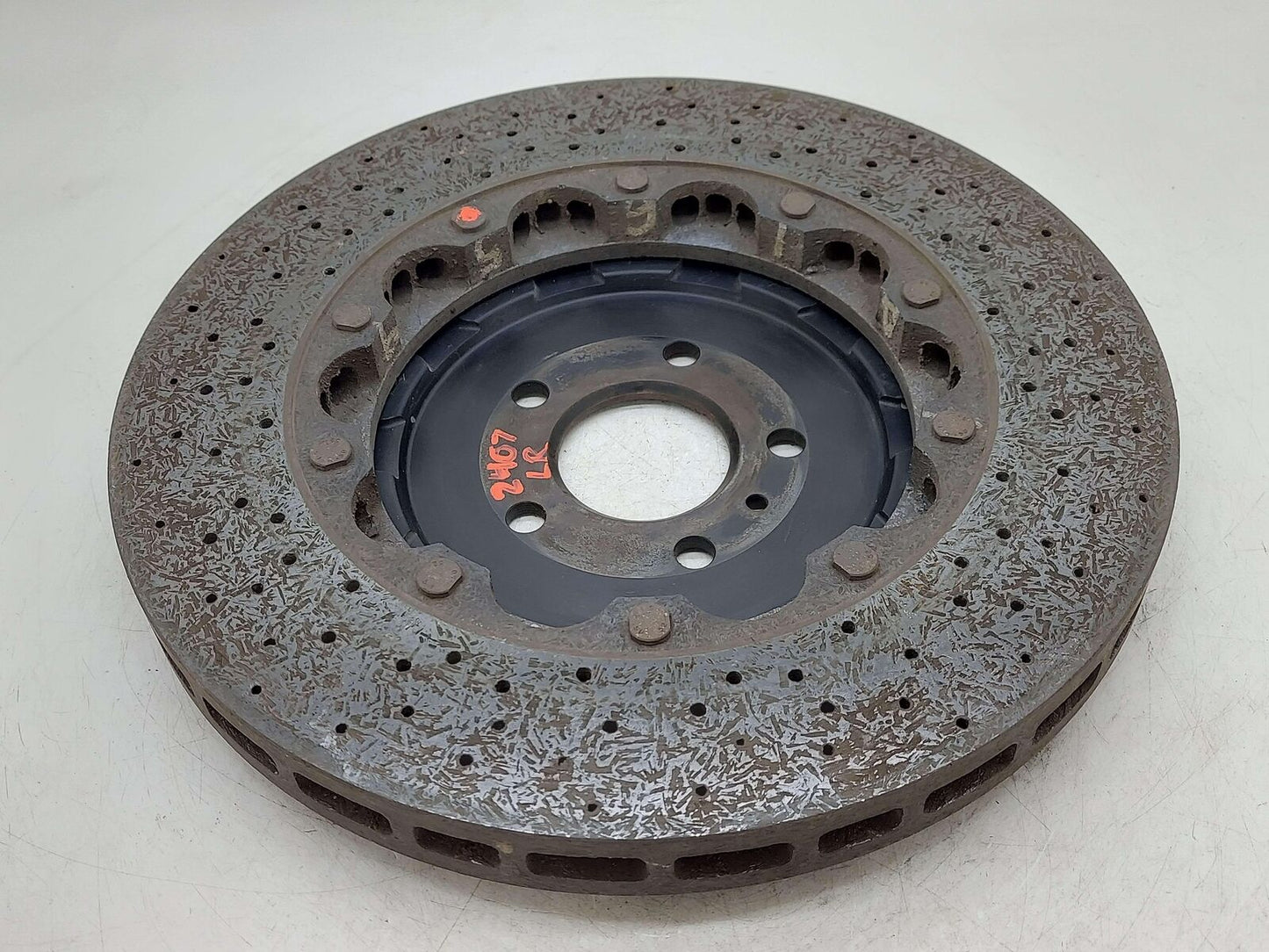 2017 MCLAREN 570S REAR LEFT BRAKE DISC ROTOR CARBON CERAMIC 34.13MM 5.15KG