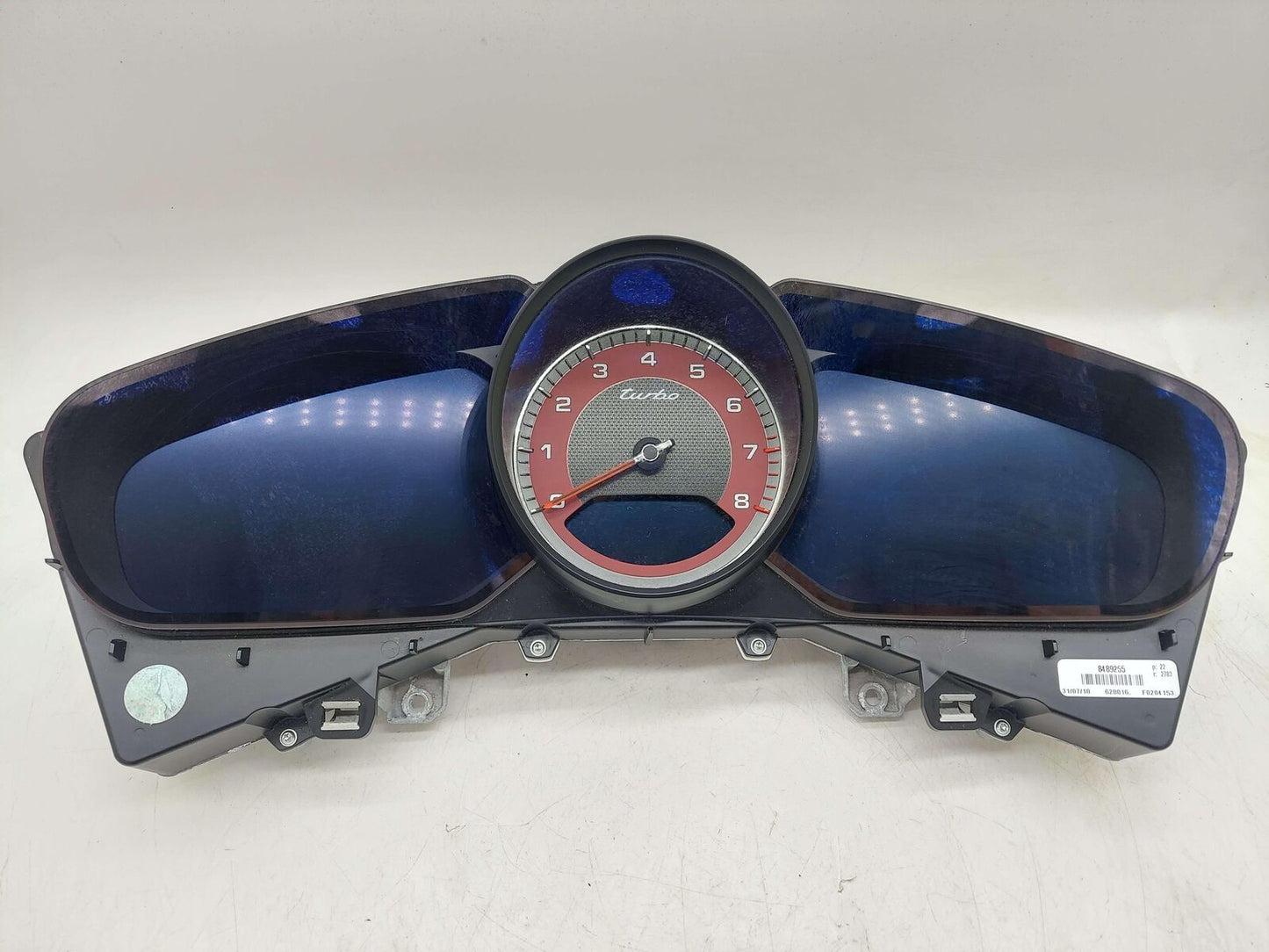 17-18 PORSCHE PANAMERA 971 G2 INSTRUMENT SPEEDOMETER GAUGE CLUSTER TURBO RED KPH