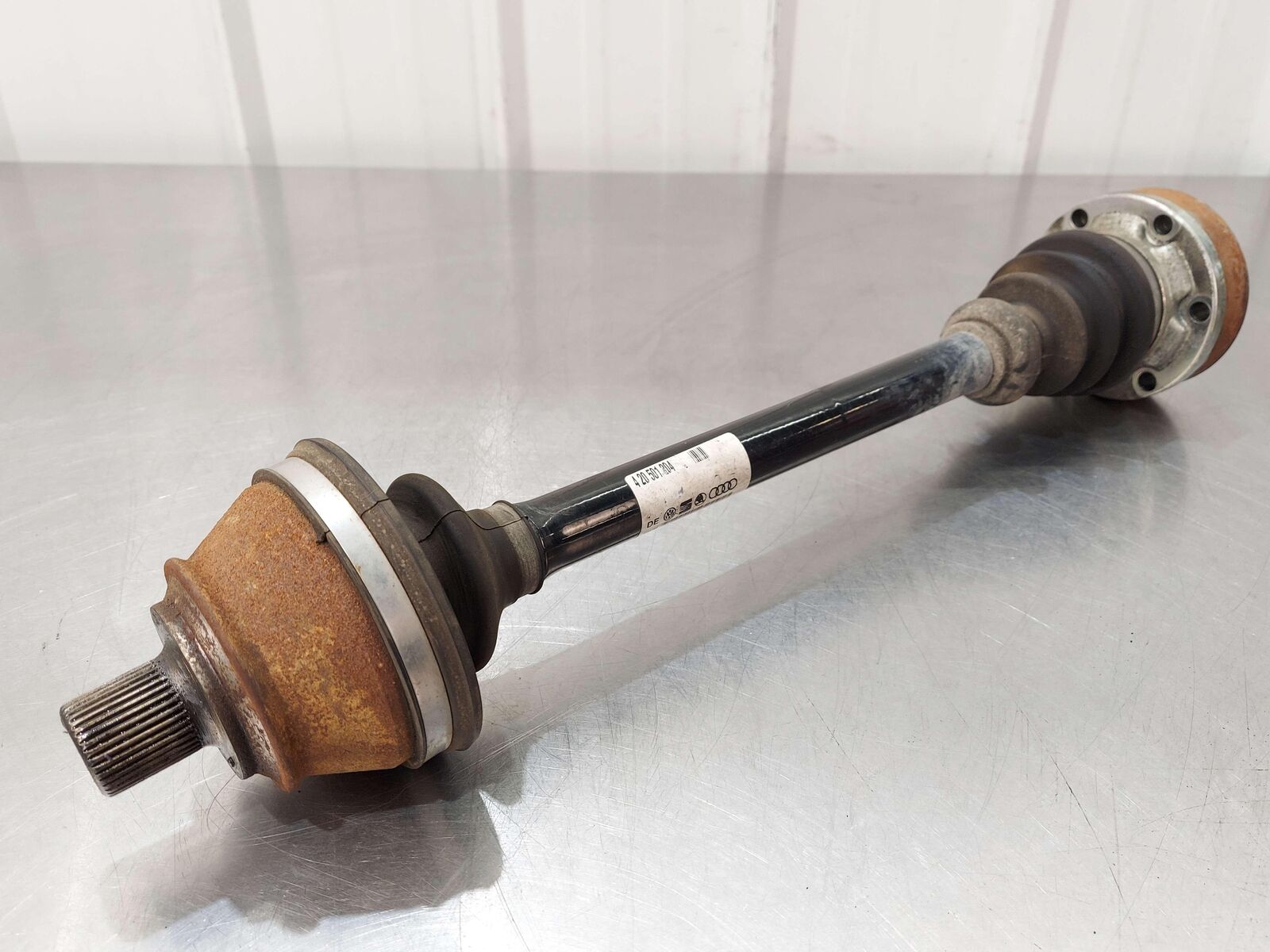 08-15 AUDI R8 4.2L REAR RIGHT AXLE SHAFT 420501204