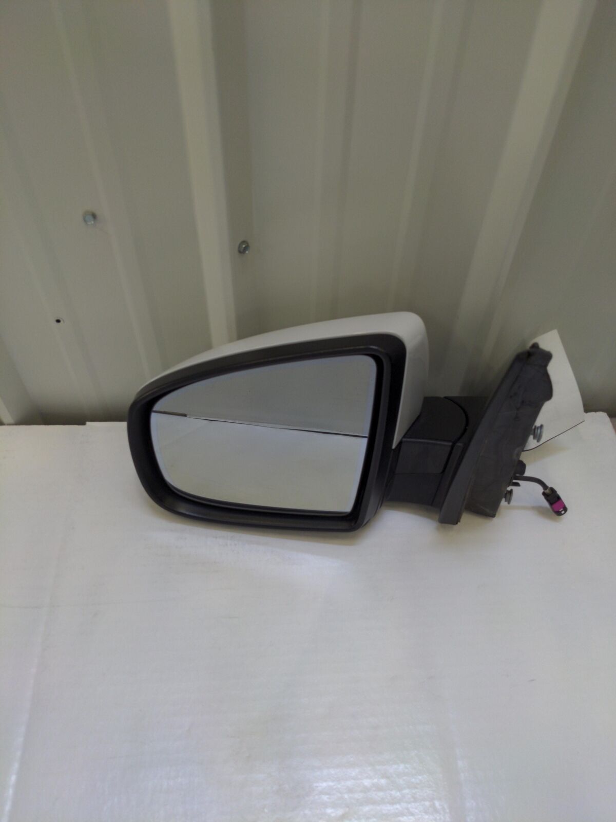 FITS 10 11 12 13 BMW X5 Door Mirror Left White Auto Dimming Camera