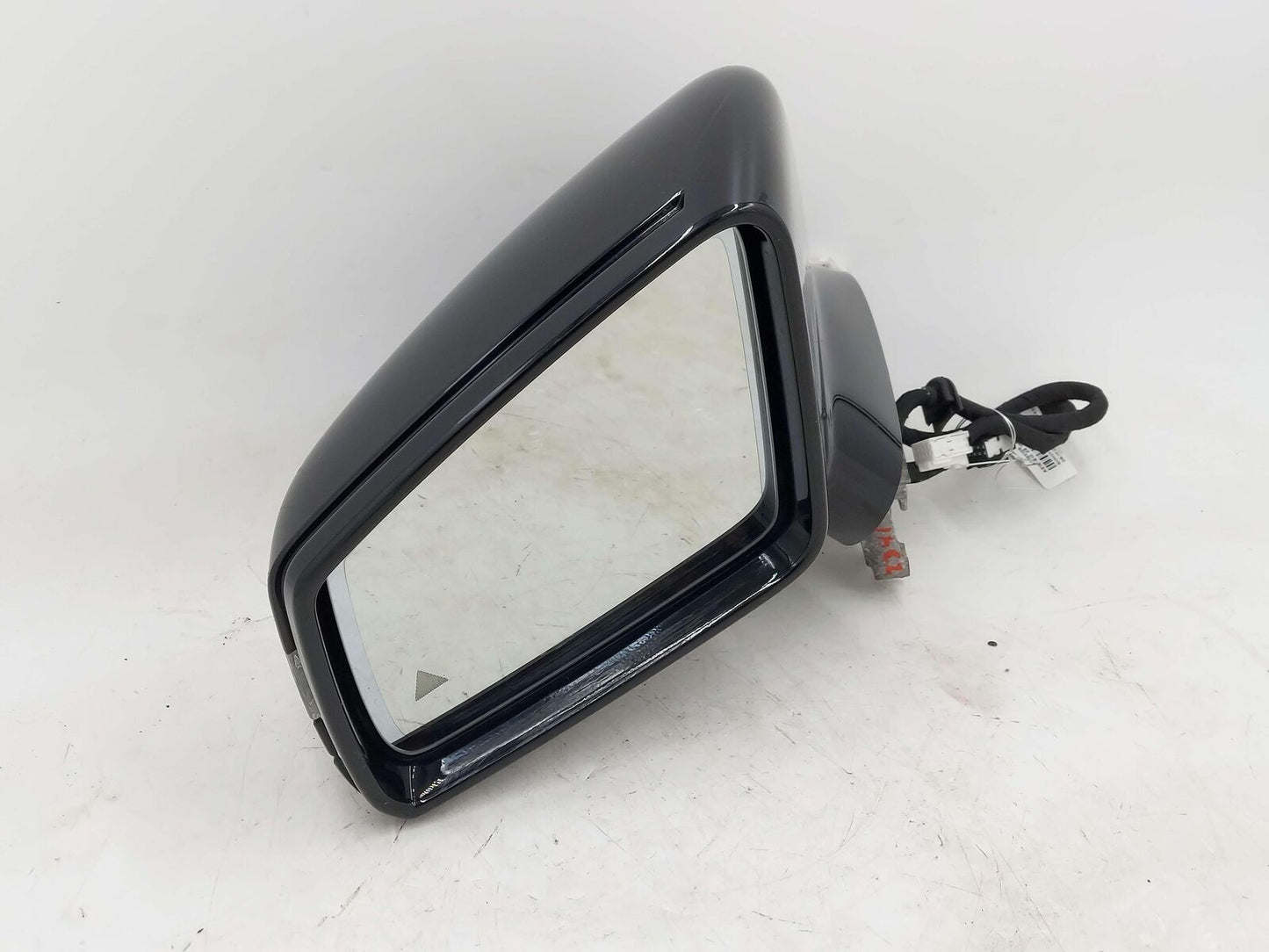 12-14 Mercedes W218 CLS63S AMG LEFT DOOR MIRROR BLIND SPOT OBSIDIAN BLACK