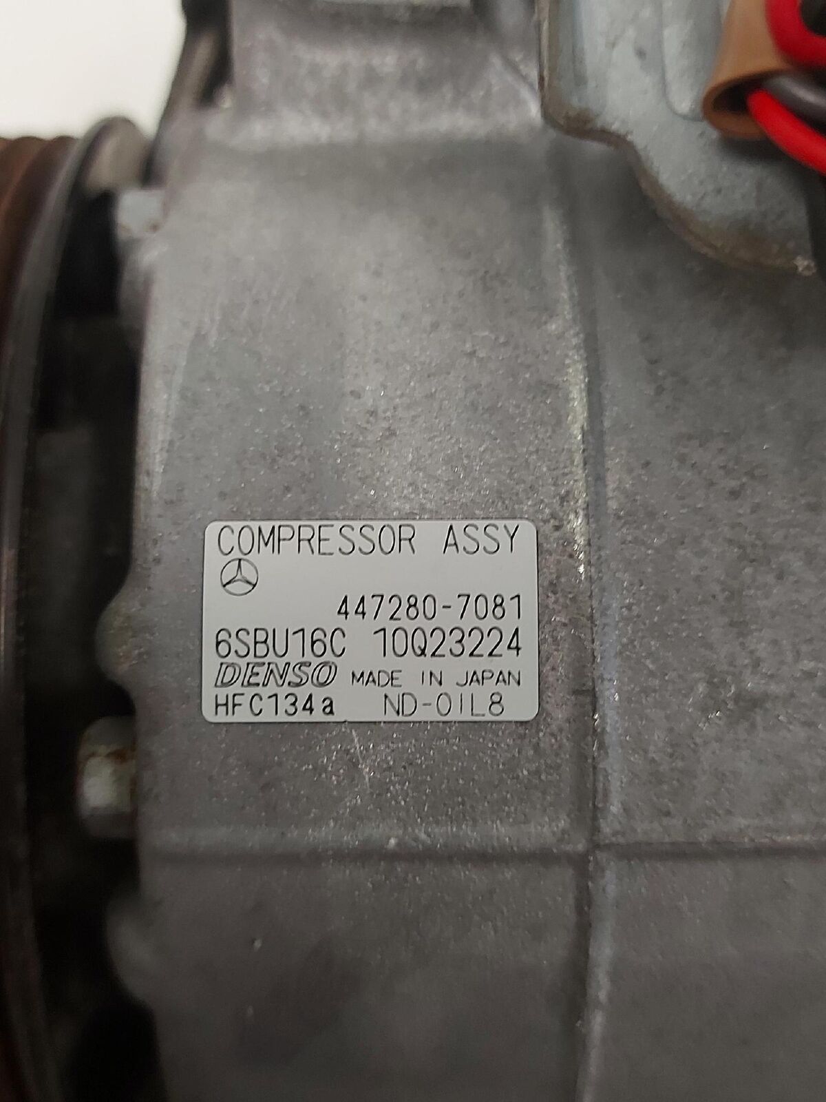 13 14 15 MERCEDES GLK250 A/c Air Compressor 447280-7081 89K KM's!