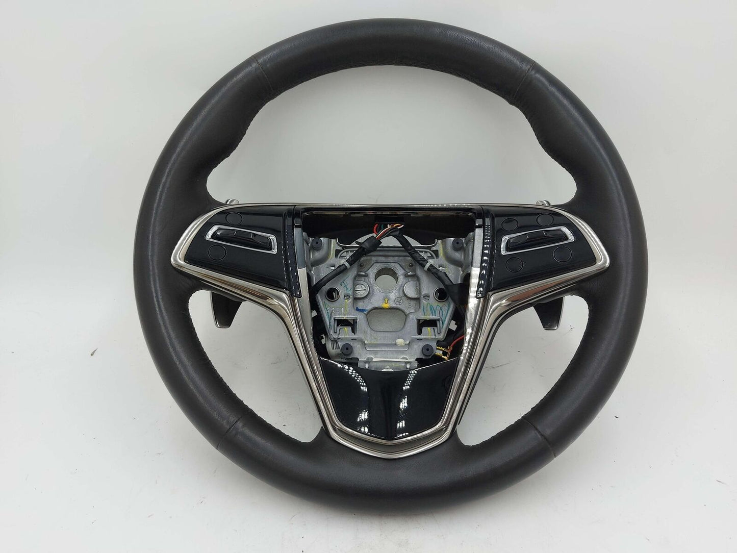 14-19 CADILLAC ATS Steering Wheel Black Paddle Shifter 98K KM'S