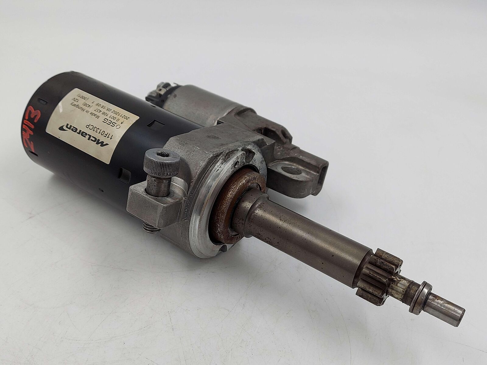 2016 MCLAREN 540C ENGINE MOTOR STARTER MOTOR 3.8L M838T M838TE *NOTE