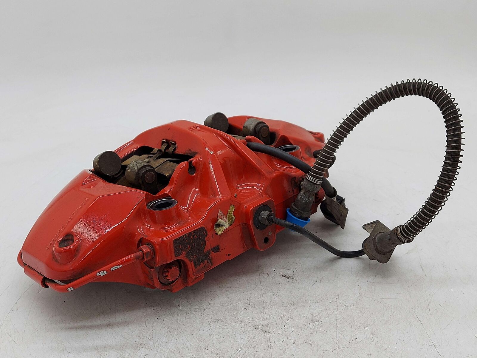 16 PORSCHE CAYMAN GT4 981 REAR RIGHT CALIPER RED 991352428