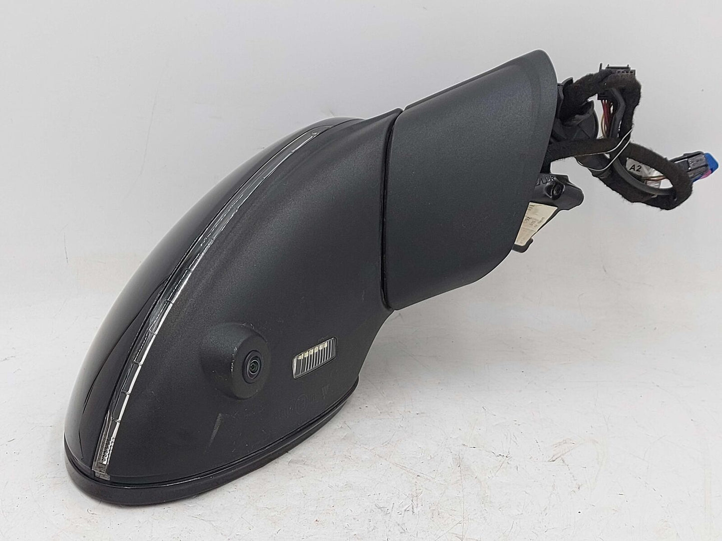 17-18 PORSCHE CAYENNE 958 S E-HYBRID RIGHT DOOR MIRROR JET BLACK 2T