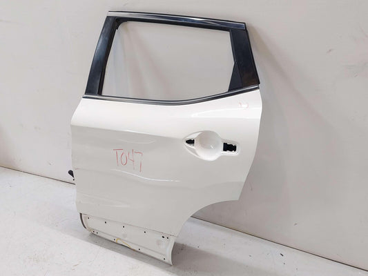 17-22 NISSAN QASHQAI REAR LEFT DOOR SHELL ELECTRIC BLIZZARD WHITE QAK