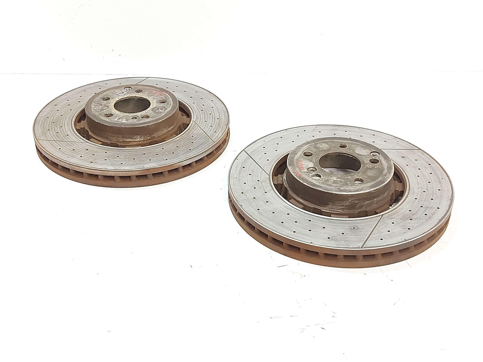 12-18 Mercedes W218 CLS63S AMG FRONT LEFT RIGHT BRAKE DISC ROTOR