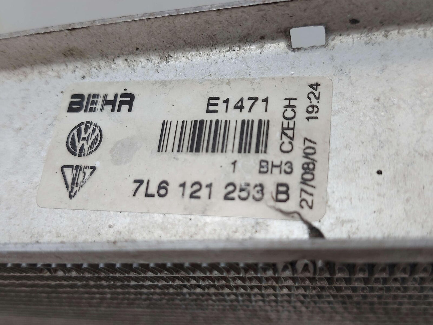 07-10 Audi Q7 Radiator 7L6121253B 3.6L