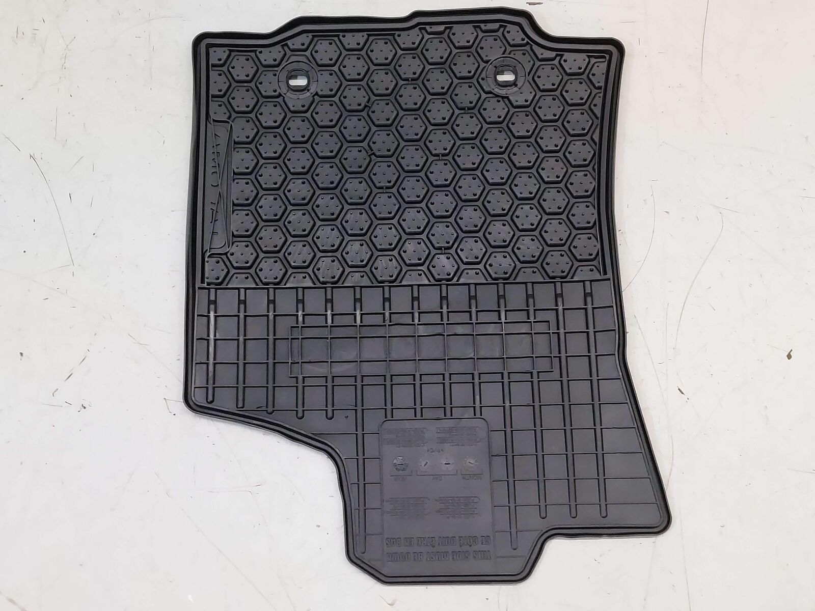 2018 TOYOTA TACOMA FLOOR MAT BLACK ALL WEATHER RUBBER OEM CREW CAB *NEW IN BAG*