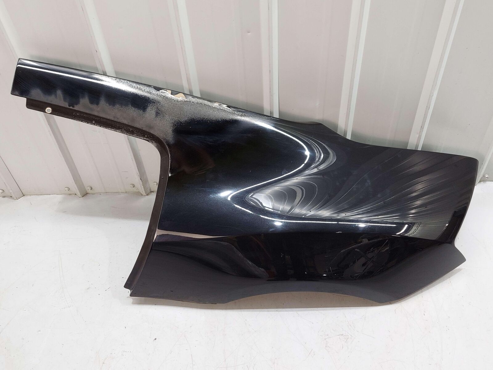 08-13 AUDI R8 LH LEFT QUARTER PANEL PHANTOM BLACK PEARLESCENT 420809603 *NOTES*