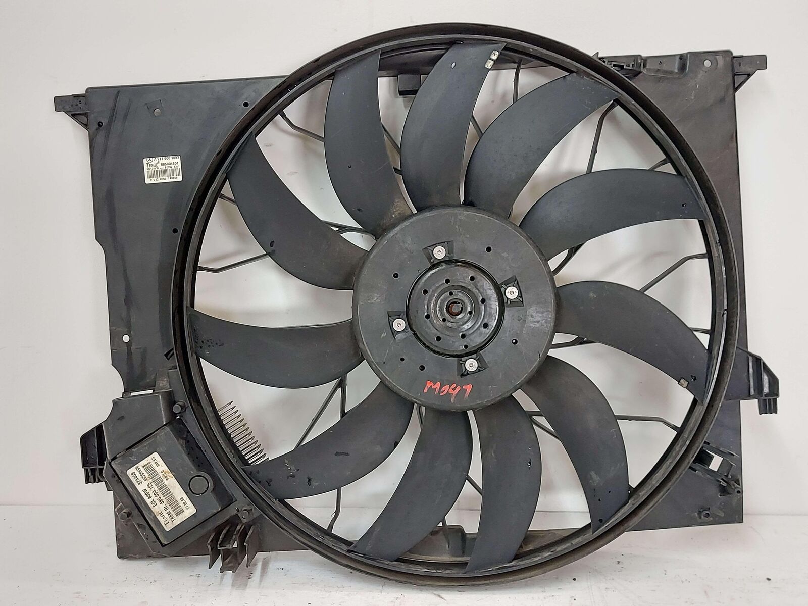 07-09 MERCEDES S63 AMG W221 ELECTRIC COOLING FAN MOTOR 850W A2115001893