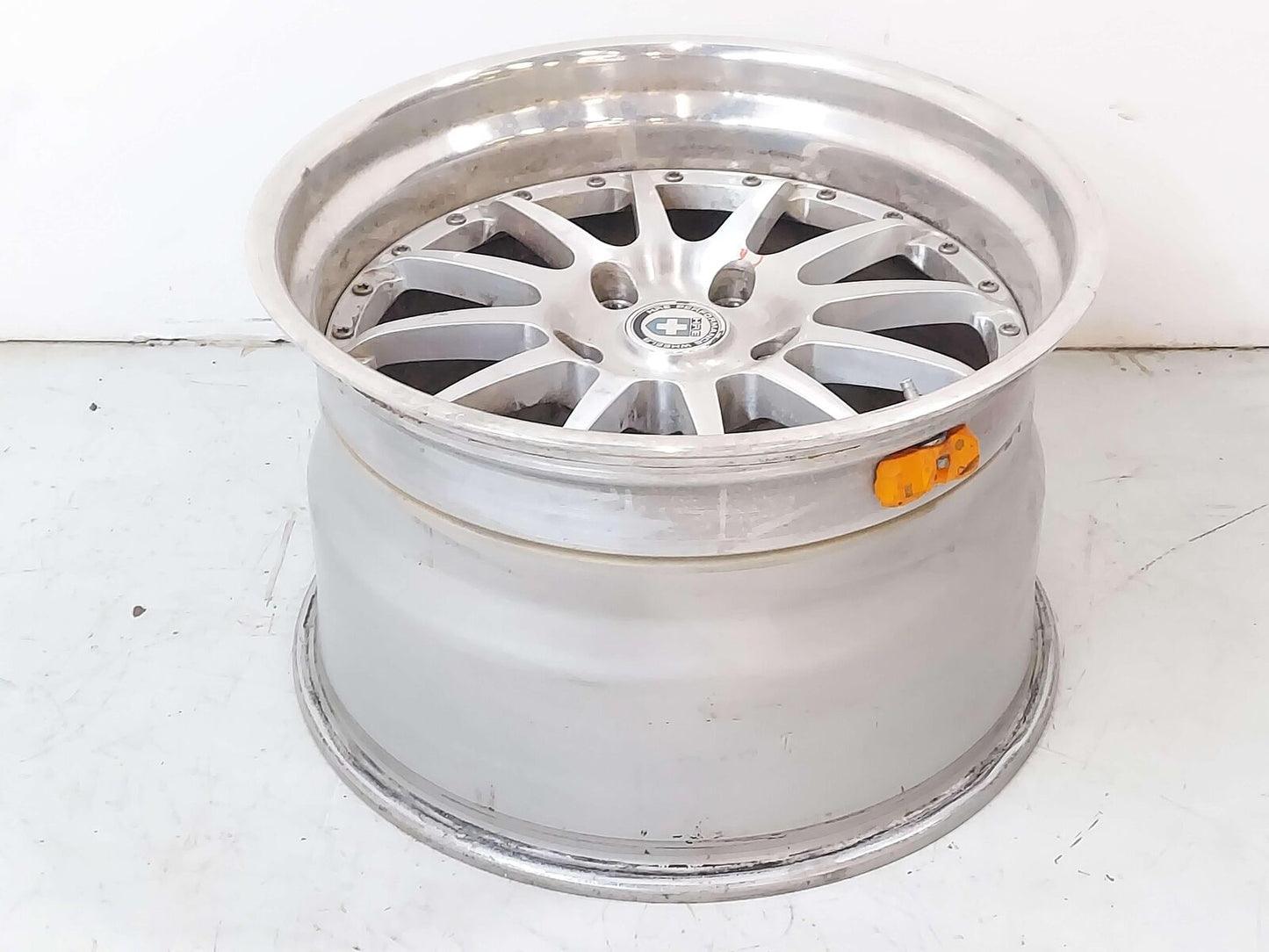 HRE 3 piece Wheel *PARTS ONLY CRACKED FACE* Porsche 911 997 Turbo 19x12 12 Spoke