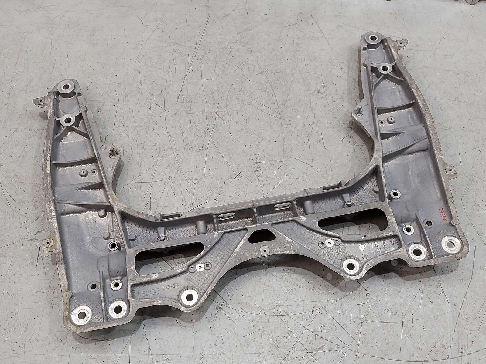 14-19 PORSCHE CAYMAN GT4 981 FRONT SUB FRAME CROSSMEMBER CRADLE 3.8L 991341081