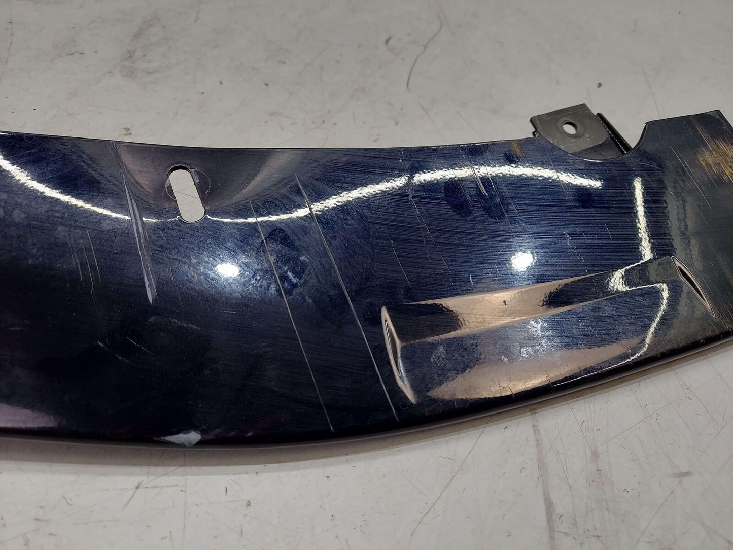 2024 ASTON MARTIN DB12 VOLANTE FRONT BUMPER LOWER LIP SPOILER ULTRAMARINE BLACK