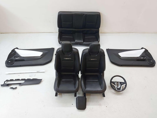 12-15 CHEVY CAMARO SS 45TH ANNIVERSARY INTERIOR SEAT / DOOR TRIM ETC SET *NOTES