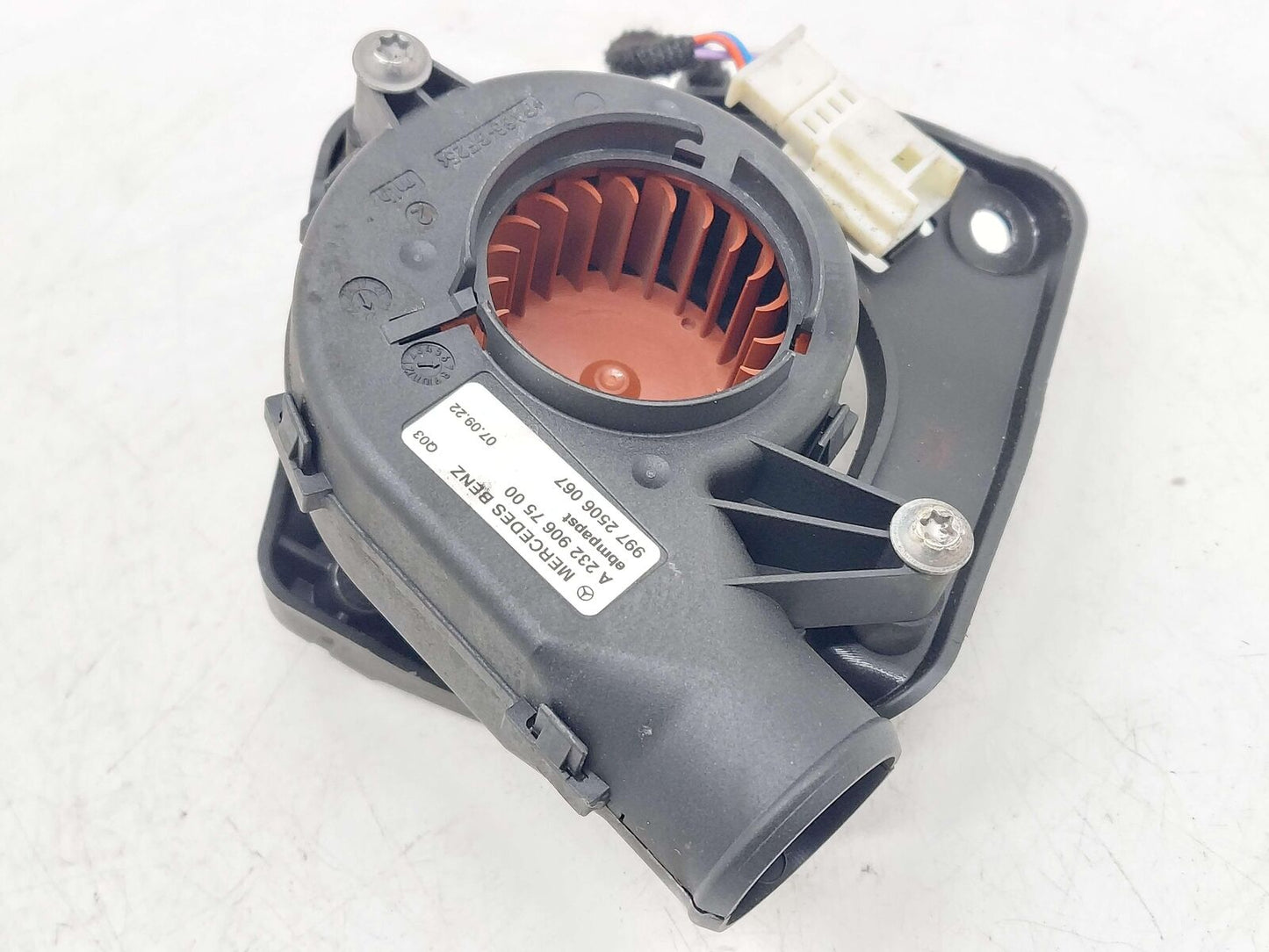 2022 MERCEDES AMG SL63 R232 LEFT HVAC A/C HEATER BLOWER MOTOR DASH FAN ASSEMBLY