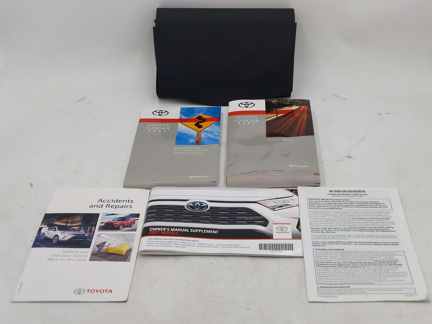 2021 TOYOTA TUNDRA SR5 OWNERS MANUAL W/ CASE 01999-0C039