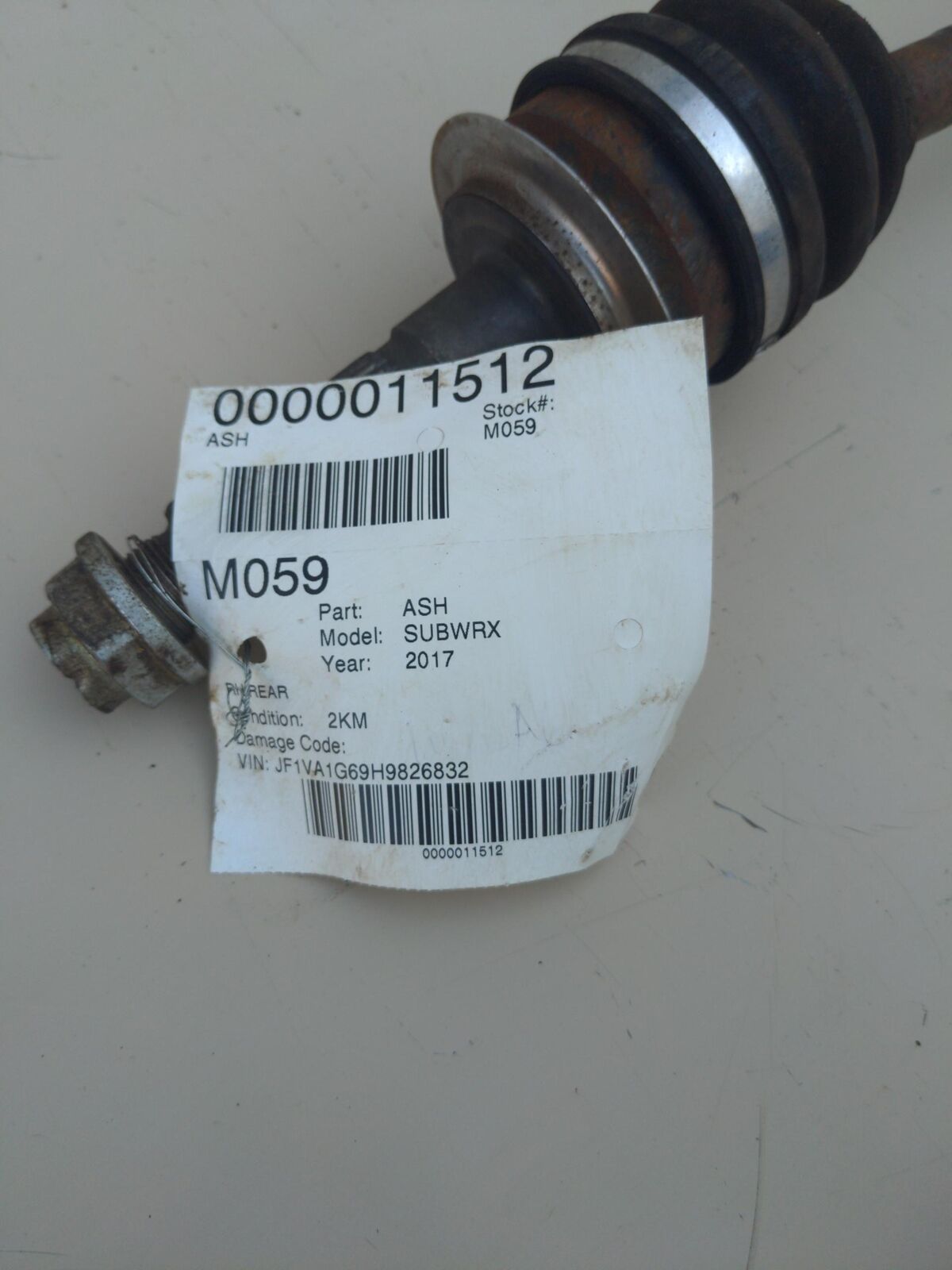 💥15-21 SUBARU WRX Rear RH Right CV Axle Shaft 2.0L ONLY 3K KM's!!!💥