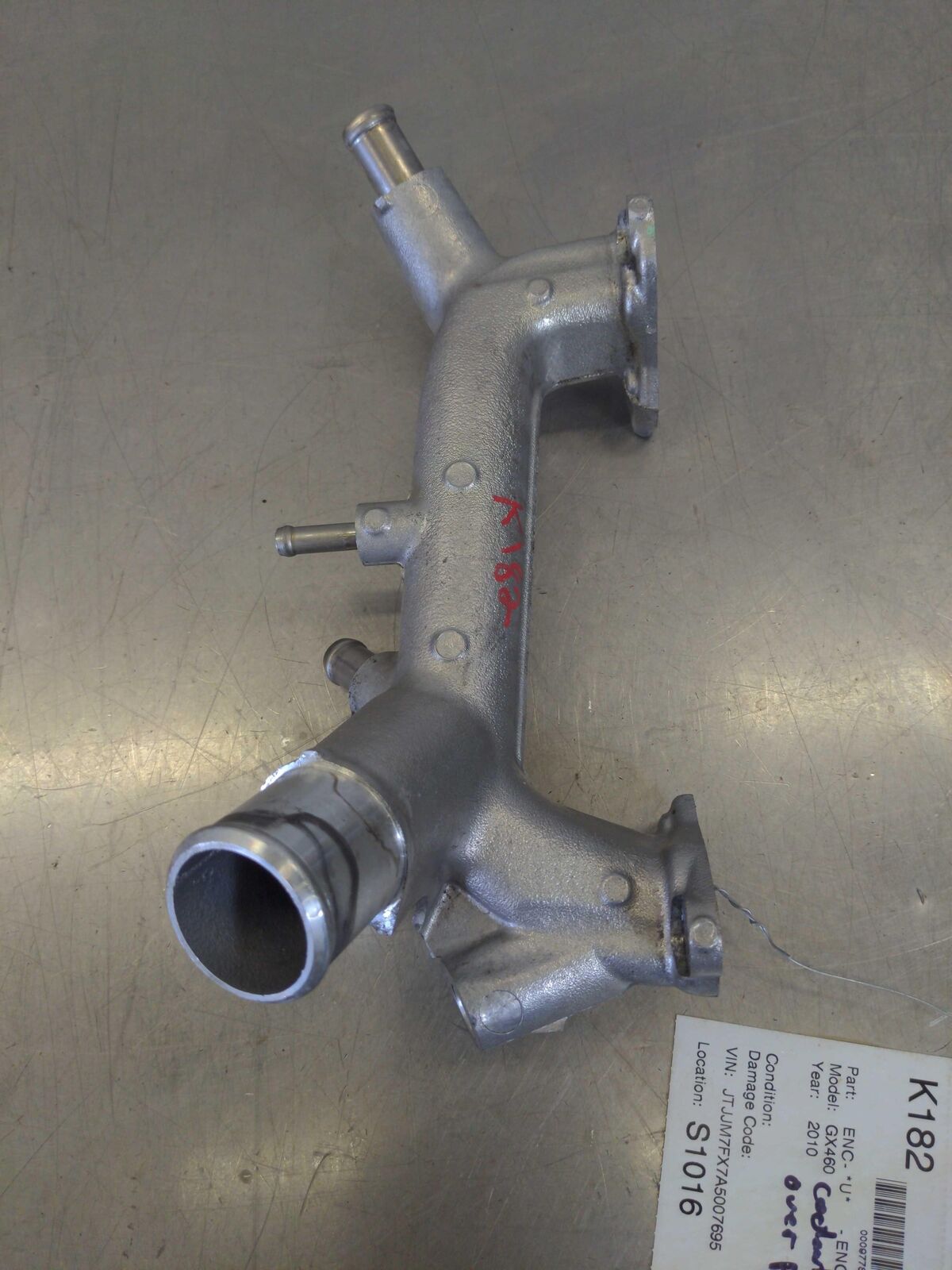 2010 LEXUS GX460 Coolant Crossover Pipe(4.6L 1URFE engine)