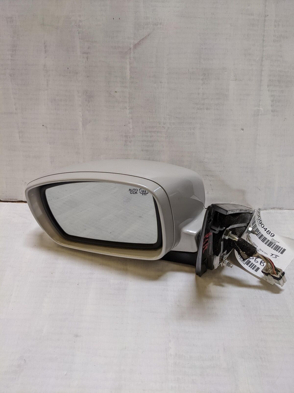 💥09-14 HYUNDAI GENESIS LH Left Door Mirror White Heated Automatic Dim Memory💥