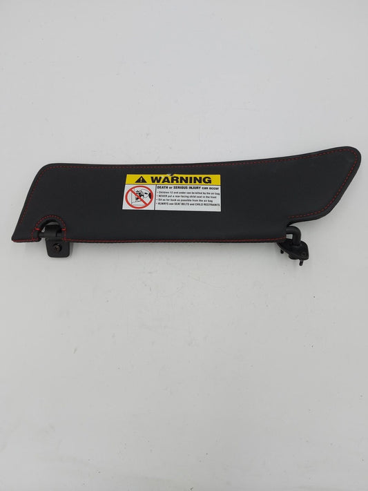 2000 Ferrari 360 Modena Right Sun Visor Rh Black With Red Stitching