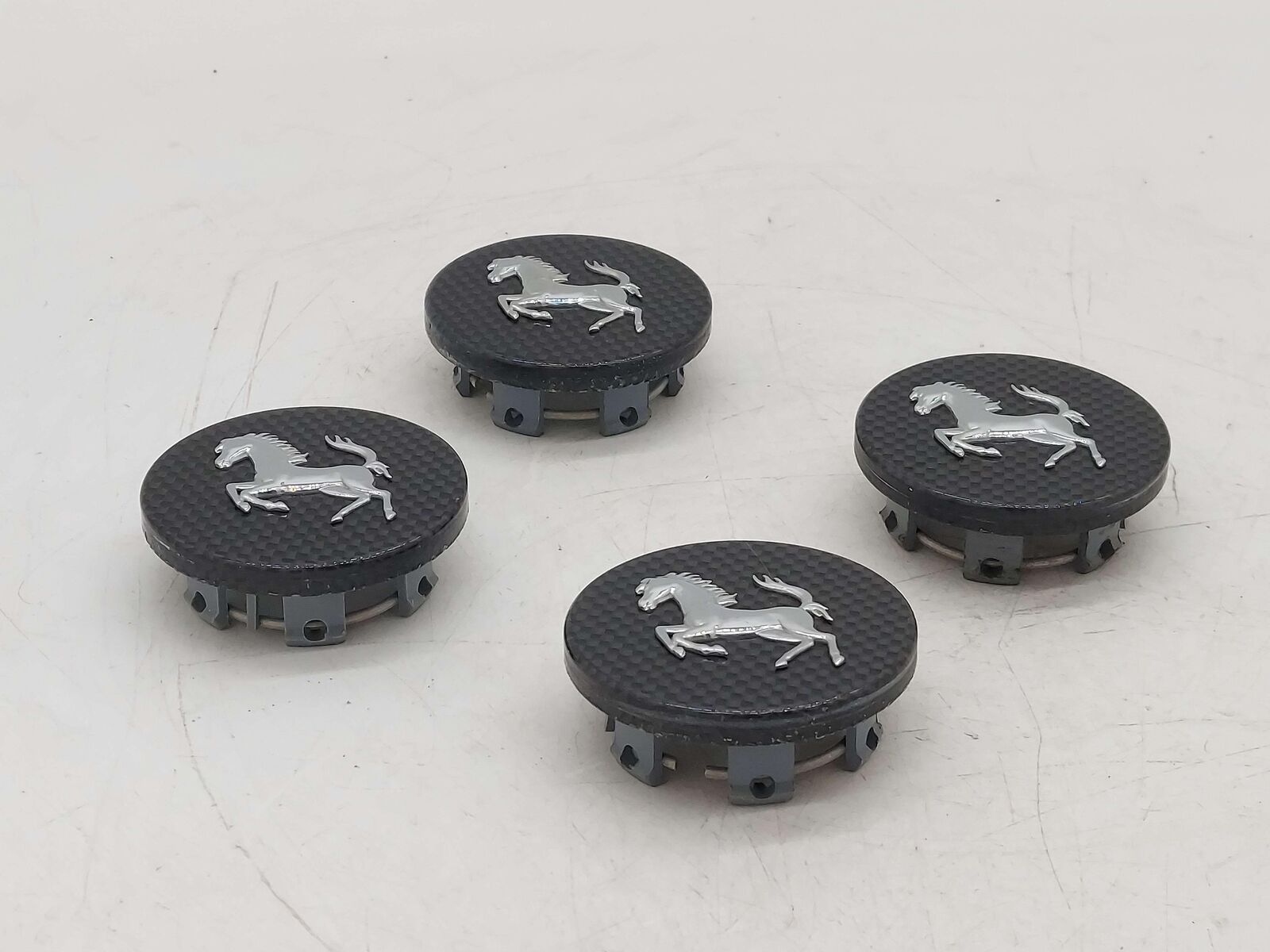 2021 FERRARI ROMA F169 CARBON WHEEL CENTER CAPS SET OF 4 *notes*