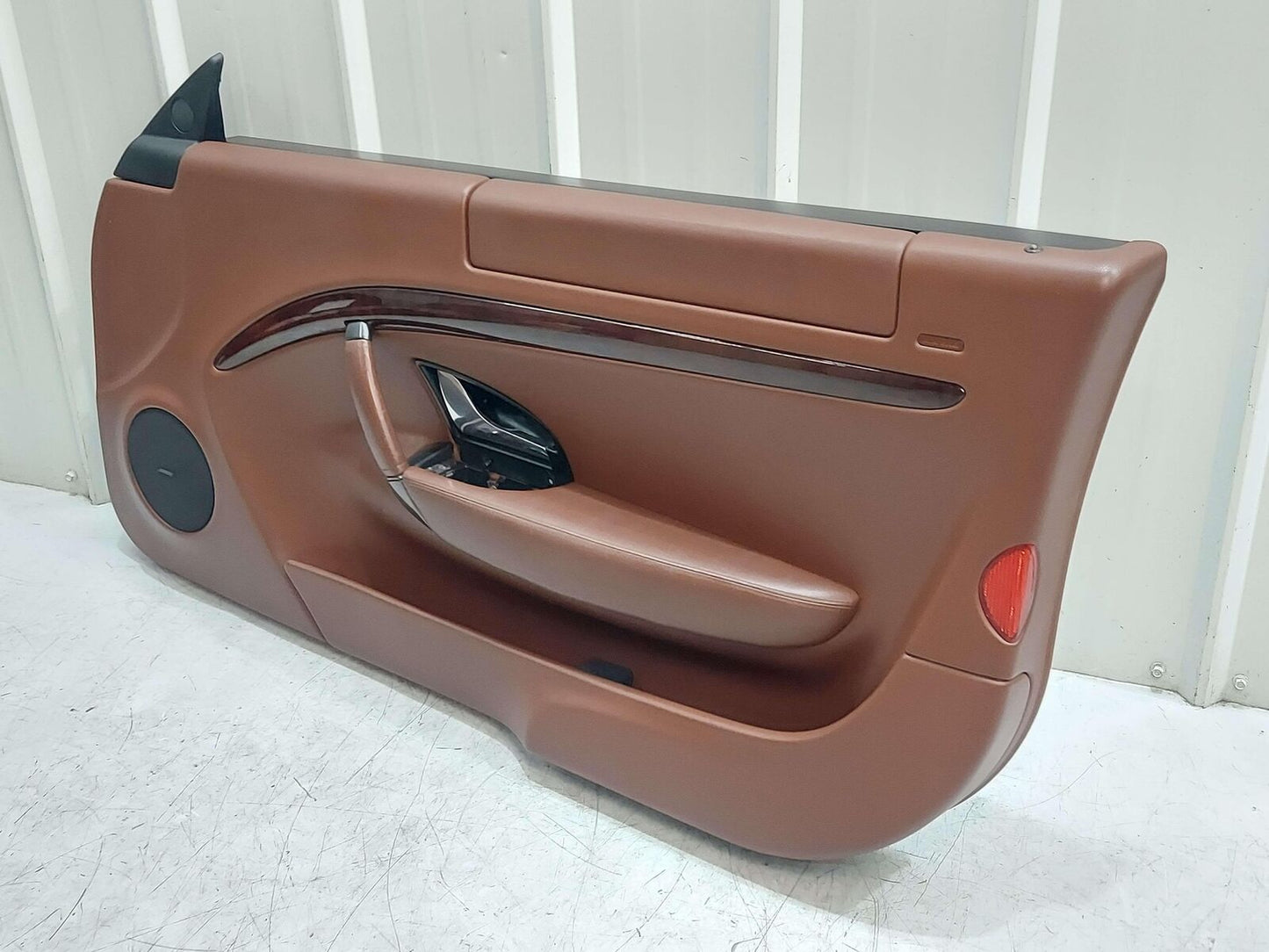 2010 Maserati GranTurismo S M145 Coupe FRONT RIGHT DOOR TRIM PANEL BROWN LEATHER