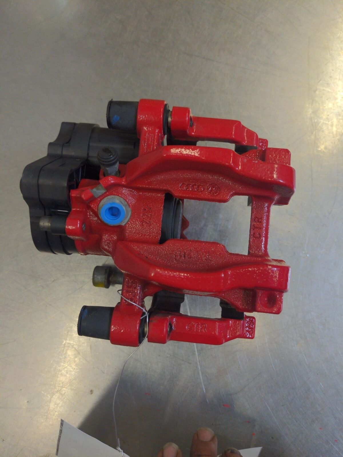 16-18 Audi S3 Rear LH Left Caliper Red Caliper 17K KMS