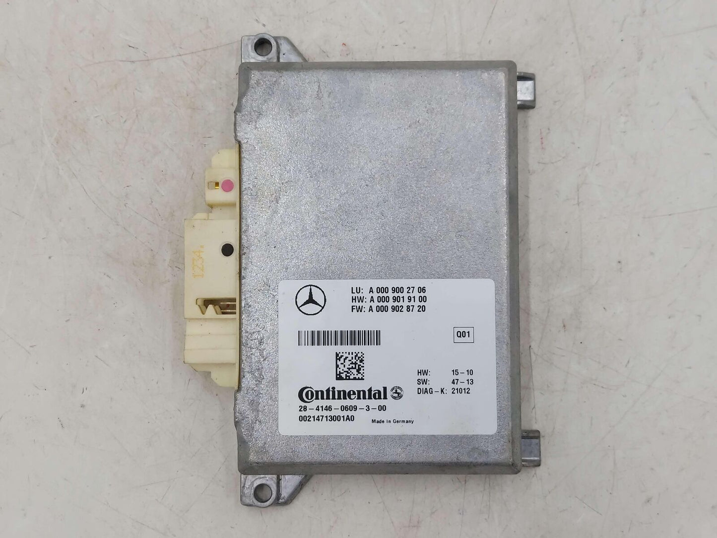 14-16 MERCEDES GL63 AMG X166 VIDEO RADAR SENSOR CONTROL MODULE A0009002706