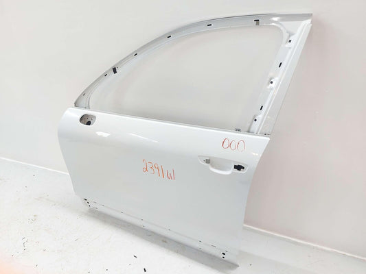 11-18 PORSCHE CAYENNE GTS 958 FRONT LEFT DOOR SHELL CARRARA WHITE METALLIC