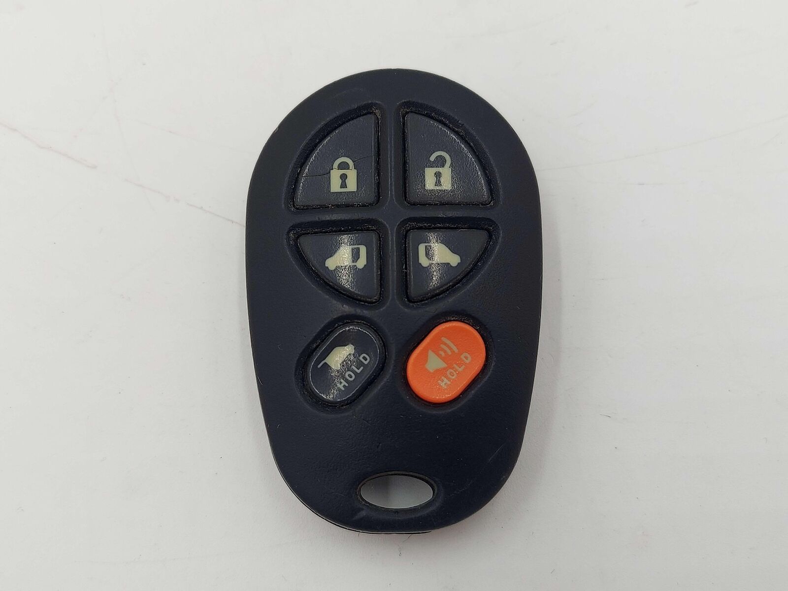 04-20 TOYOTA SIENNA KEY LESS ENTRY REMOTE FOB GQ43VT20T *CRACK GOUGE*