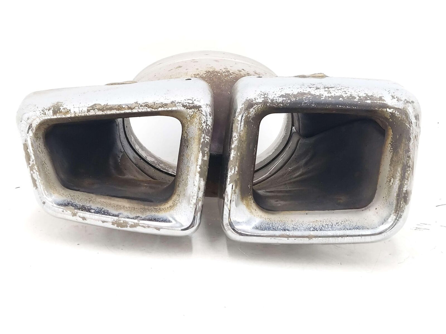 13-16 MERCEDES GL63 AMG X166 RIGHT EXHAUST MUFFLER TIP *PEELING CHROME*