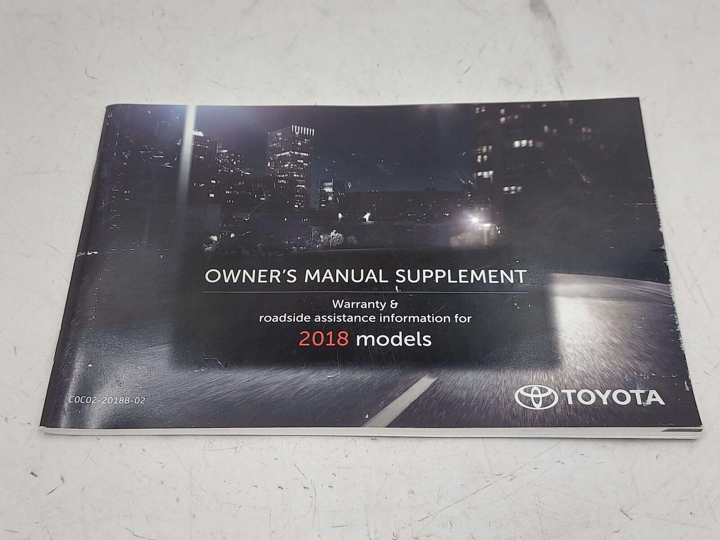 2018 TOYOTA 4RUNNER OWNERS MANUAL LIMITED