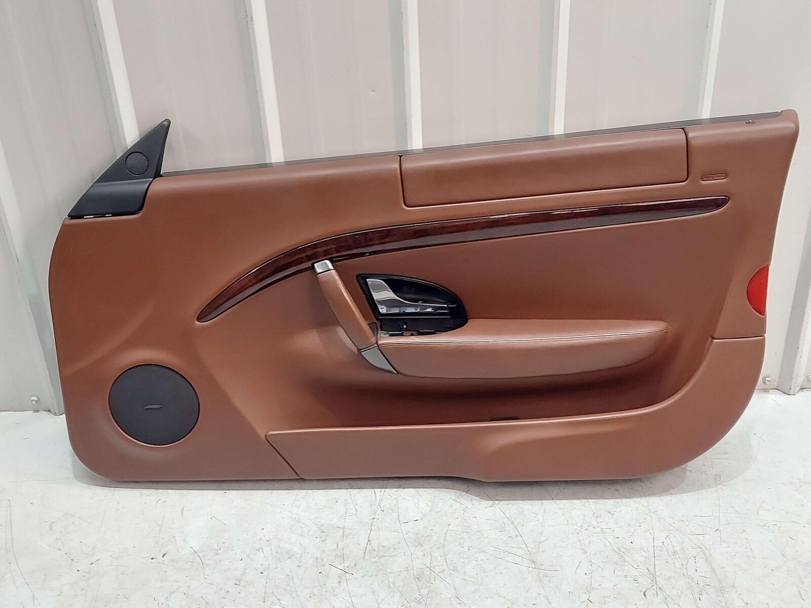 2010 Maserati GranTurismo S M145 Coupe FRONT RIGHT DOOR TRIM PANEL BROWN LEATHER