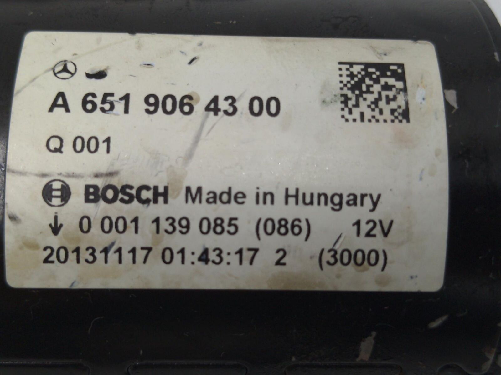 14 15 16 MERCEDES E250 Starter Motor A6519064300 212 Type Sdn E250