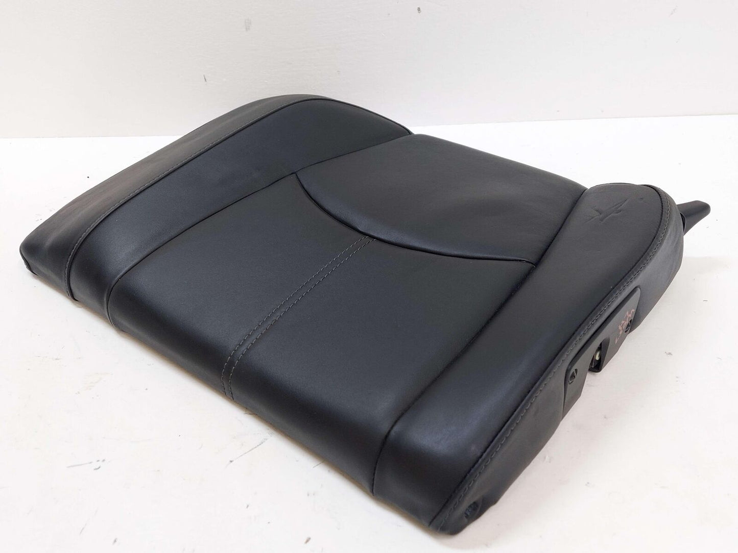 05-12 Porsche 911 997 Carrera S REAR LEFT SEAT BACK BLACK LEATHER CONVERTIBLE