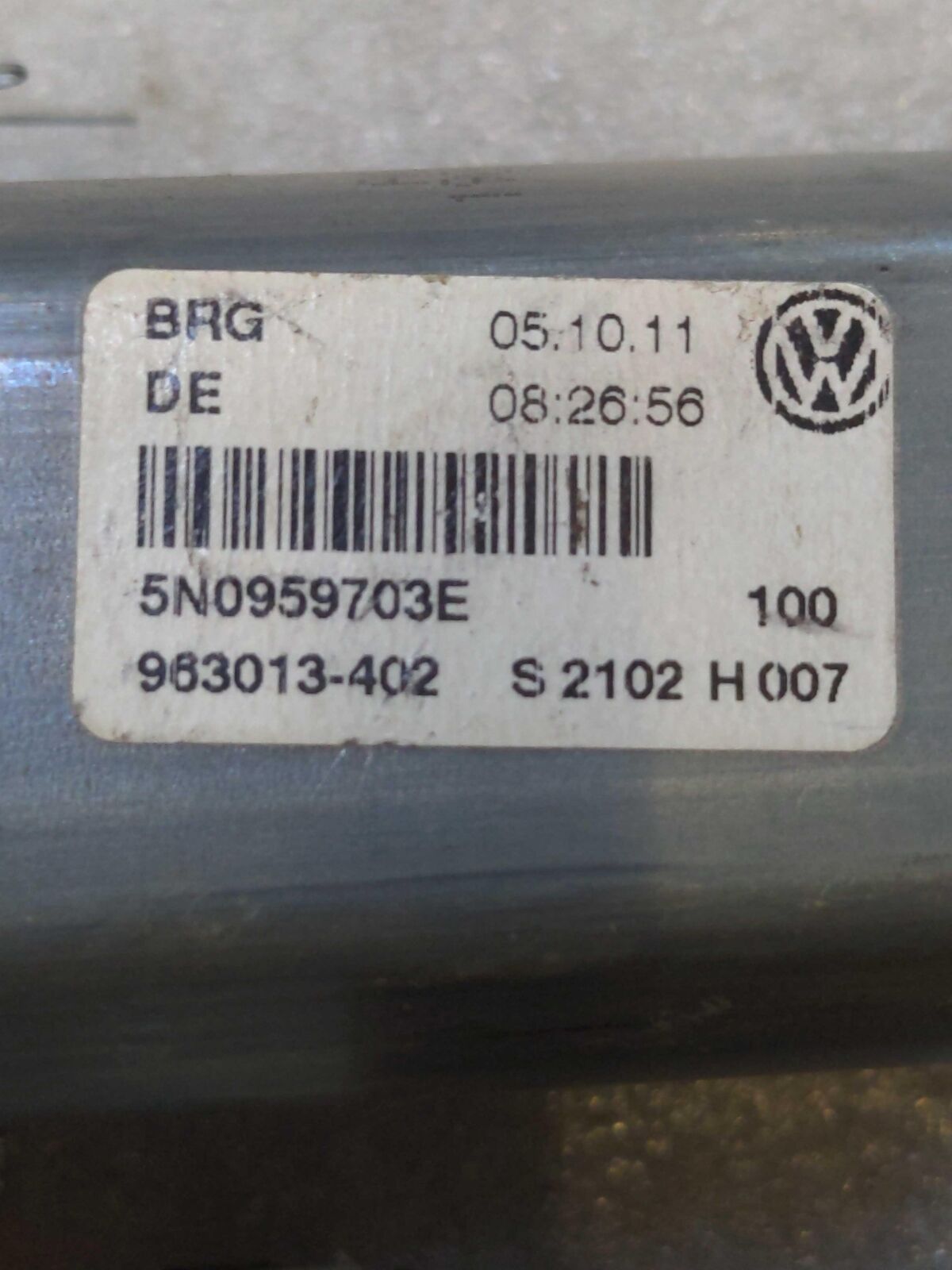 09-18 VW TIGUAN Rear LH Left Door Power Window Motor